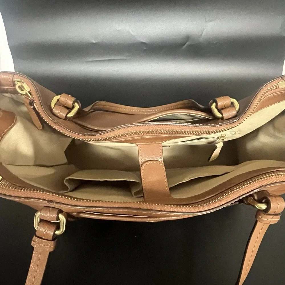 Coach Peyton Jordan Double Zip Carryall Handbag Tote 13